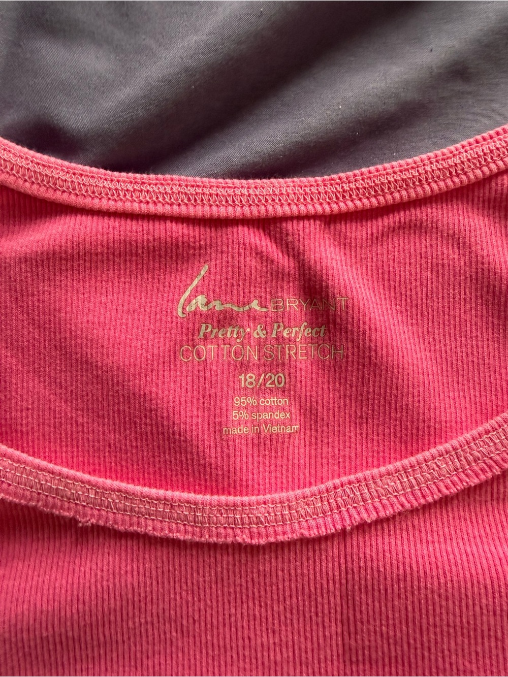 3 - Lane Bryant Tank Tops 18/20 - Pink, Orange, Red - Picture 5 of 7